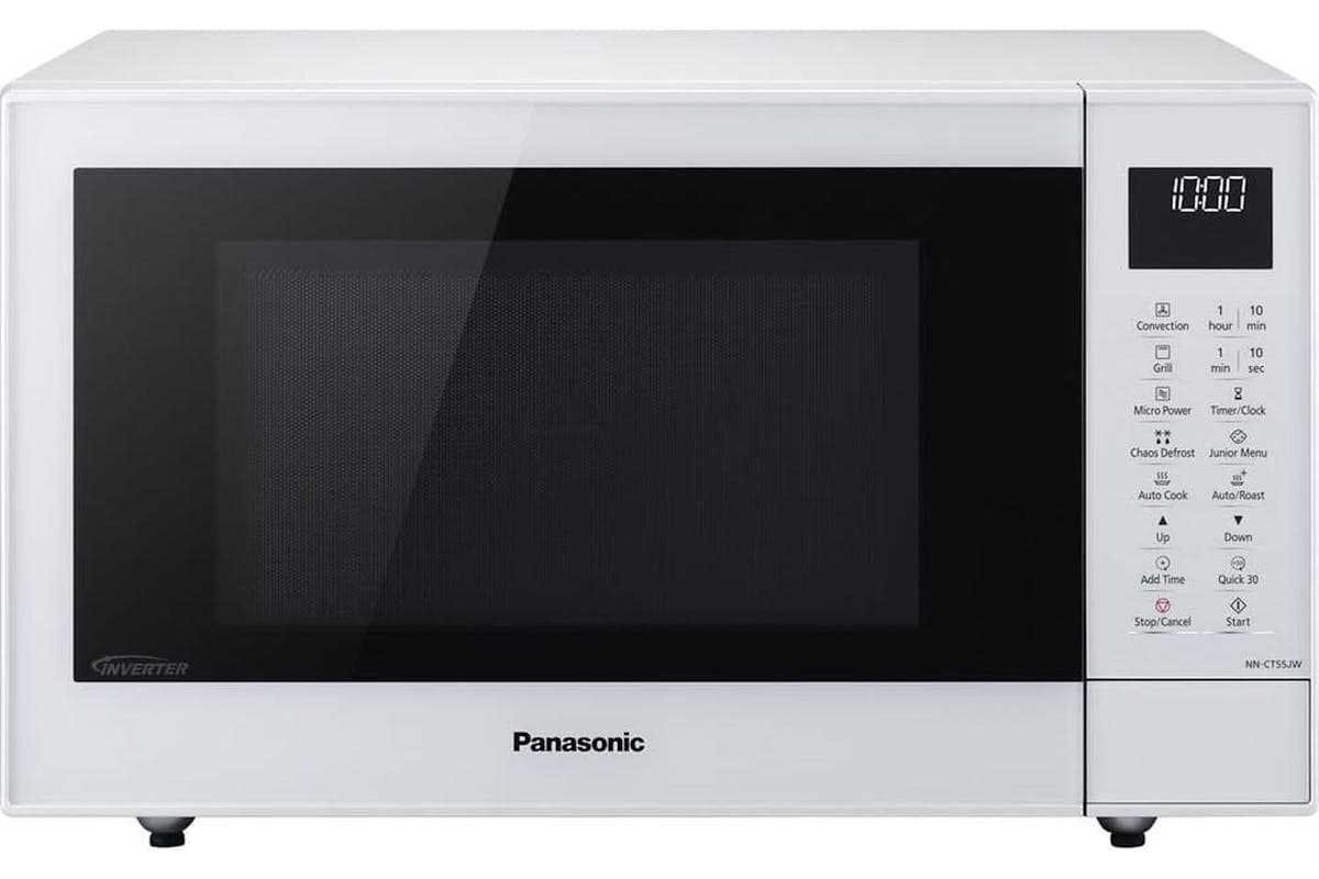 Panasonic | Combination Microwave | White | Family-size | Compact Design | MICR17W