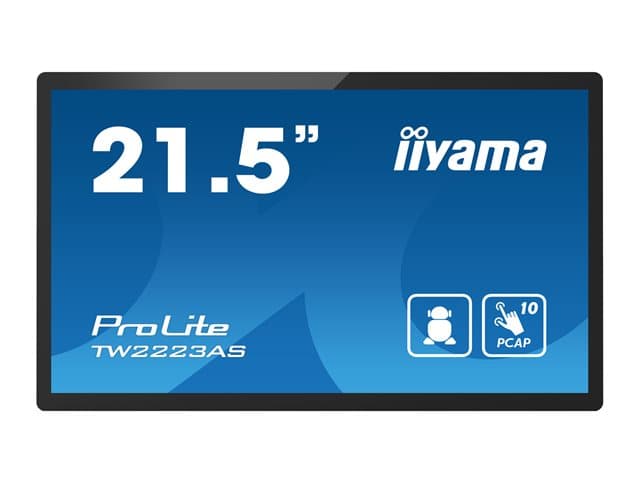 IIYAMA - ProLite TW2223AS-B3P - touch panel PC RK3399 1.8 GHz - 2 GB - SSD 16 GB - LED 21.5"