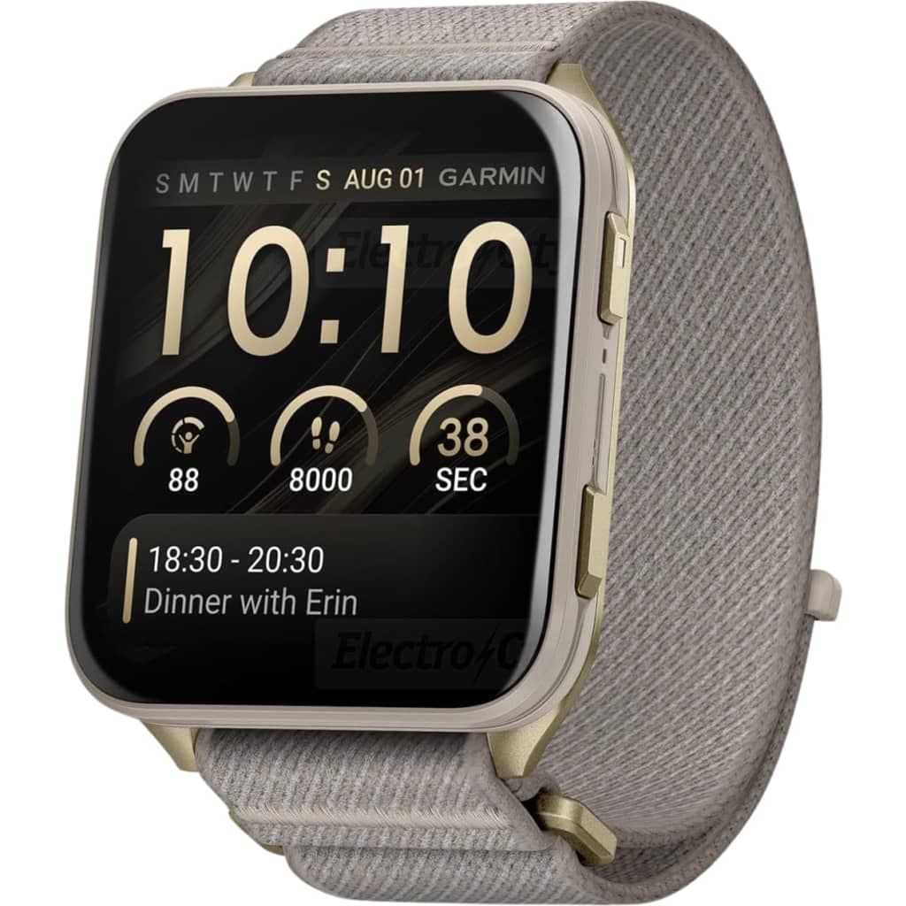 Garmin Venu X1 GPS Smartwatch | Soft Gold with French Grey