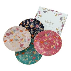 Golden Meadow Set of Four Tea Plates
