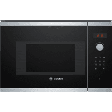 Refurbished Bosch Serie 4 BFL523MS0B Built In 20L 800W Microwave