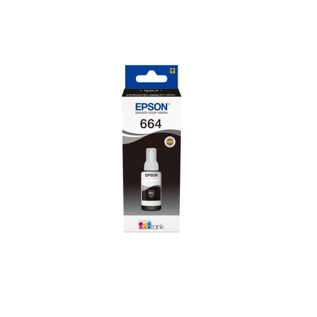 EPSON 664 ECOTANK BLACK INK BOTTLE (70ML)