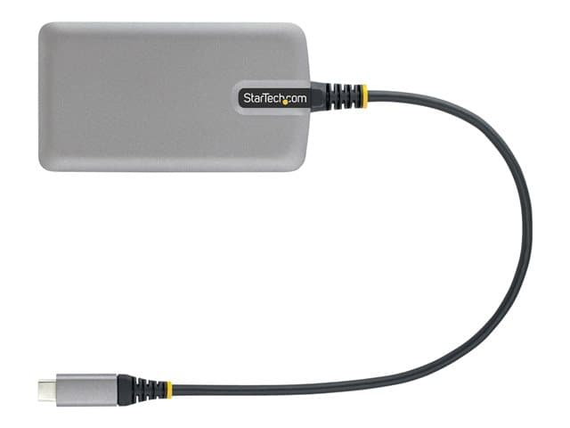 STARTECH.COM - Startech 3-Port USB-C Hub with Ethernet, 3x USB-A Ports, Gigabit Ethernet, USB 3.0 5Gbps, Bus-Powered, USB Type-C Hub w/GbE and 1ft/30cm Long Cable, Portable Laptop USB C Hub Adapter - USB Expansion Hub, RJ45 (5G3AGBB-USB-C-HUB) - hub - 3 ports