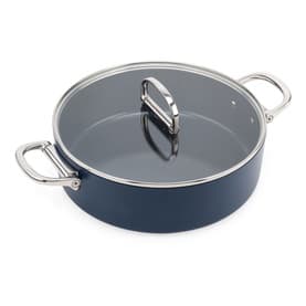 Space Folding Handle Shallow Casserole Pan 28cm