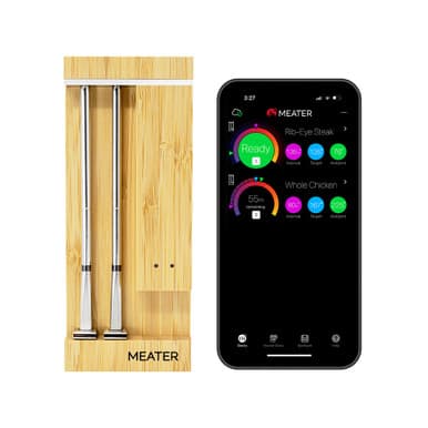 MEATER Pro Duo Smart Meat Thermometer – 2 Wireless Probes | Wi-Fi Connectivity | 550°C Heat Resistant | 118-RTE-MT-MD201
