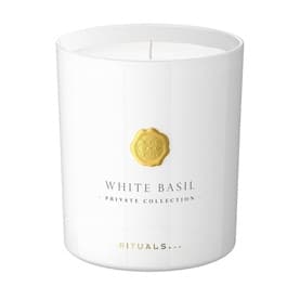 White Basil Scented Candle 360g
