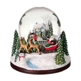 Musical Winter House Snow Globe