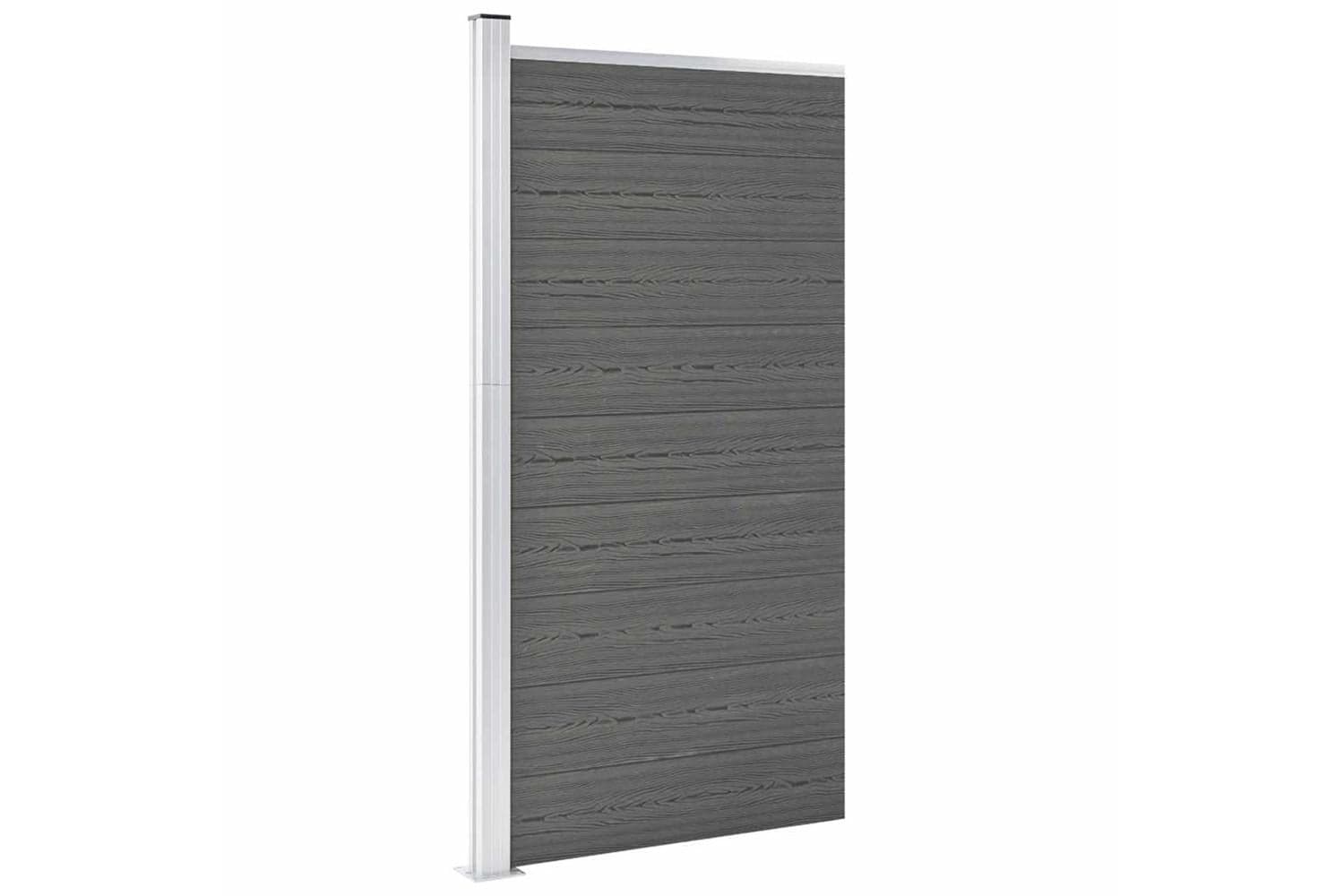vidaXL Fence Panel Wpc 95x186cm Grey