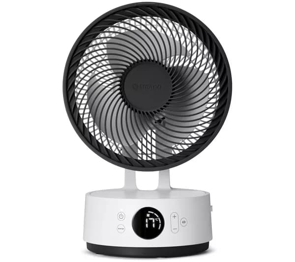 MEACO Sefte 8” Table Air Circulator Fan - White