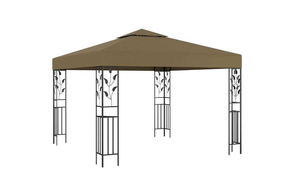Vidaxl 312243 Gazebo 3x3 M Taupe