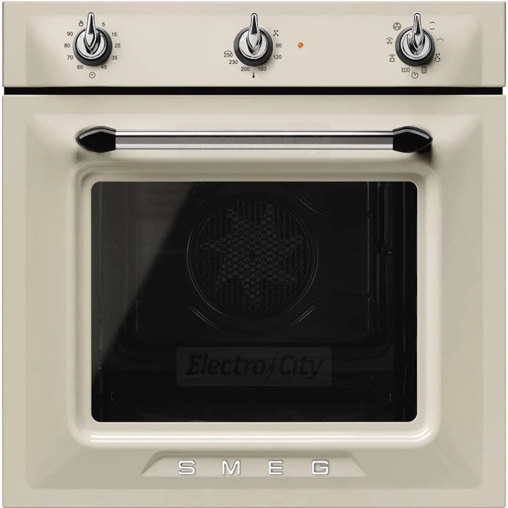Smeg Victoria 60cm Built-in Single Electric Oven | Cream