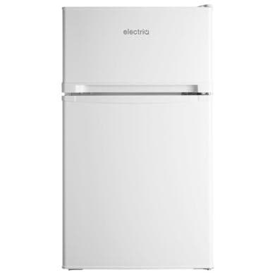 electriQ 80 Litre Under Counter Freestanding Fridge Freezer - White