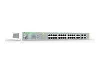 ALLIED TELESIS - Allied Telesis AT iGS950/28PS - Switch - smart - 24 x 10/100/1000 (PoE+) + 4 x combo 100/1000 SFP/RJ-45 - side to side airflow - desktop, wall-mountable, rack-mountable - PoE+ (370 W) - TAA Compliant
