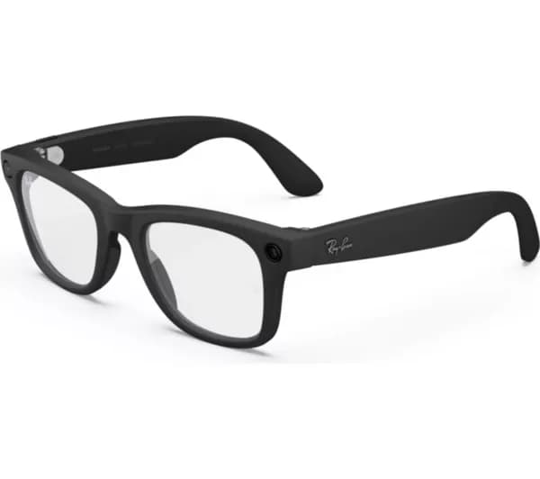 RAY-BAN META Wayfarer (Gen 2) Glasses - Matte Black with Clear Lenses