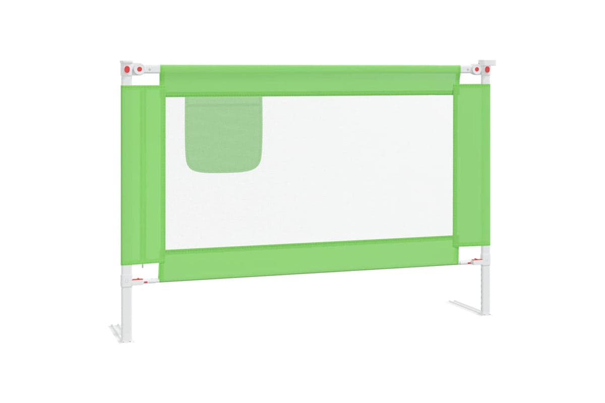 Vidaxl Toddler Safety Bed Rail Green 100x25 Cm Fabric