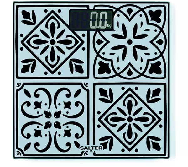 SALTER SA00702TCFEU12 Digital Bathroom Scale - White & black