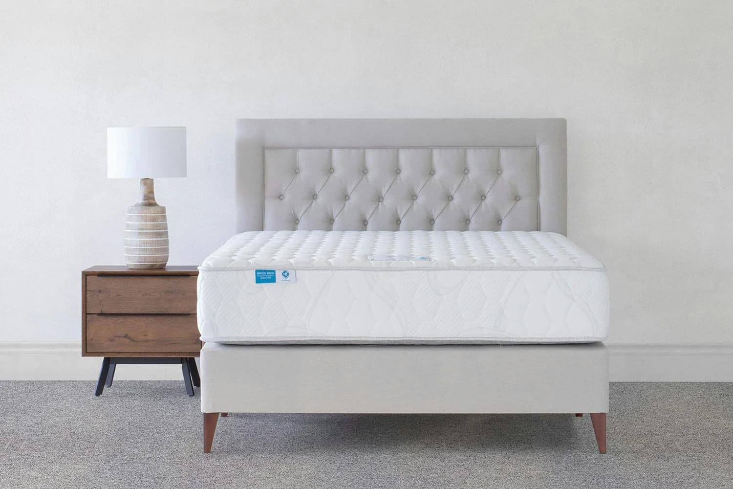 Briody | Gloria Bed Bundle | Super King | 6ft | Pebble