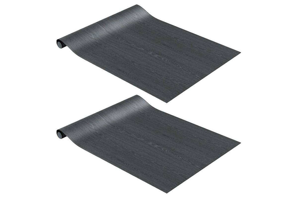 vidaXL Self-adhesive Furniture Films 2 Pcs Dark Wood 500x90cm Pvc