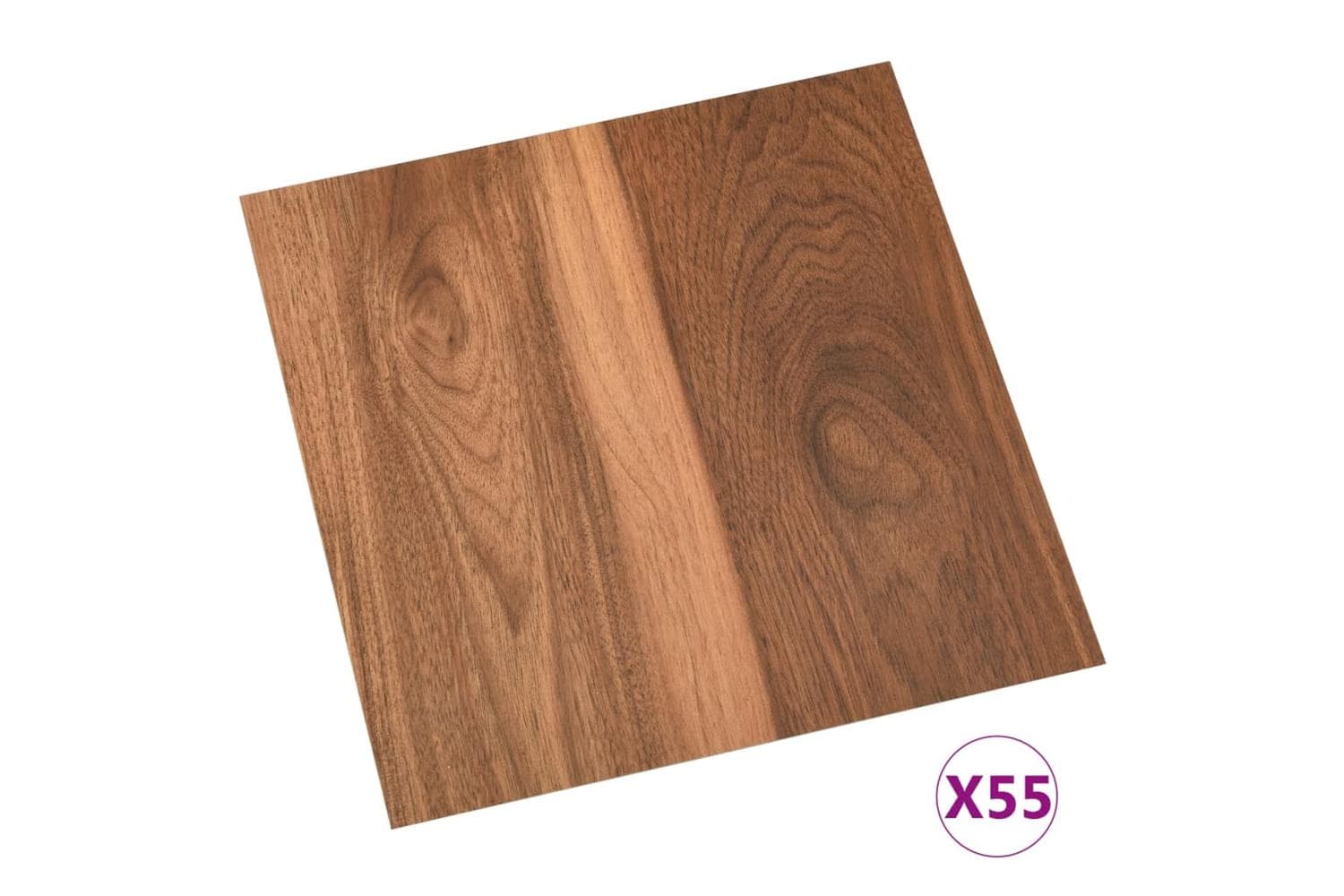 Vidaxl Self-adhesive Flooring Planks 55 Pcs Pvc 5.11 Sq M Brown