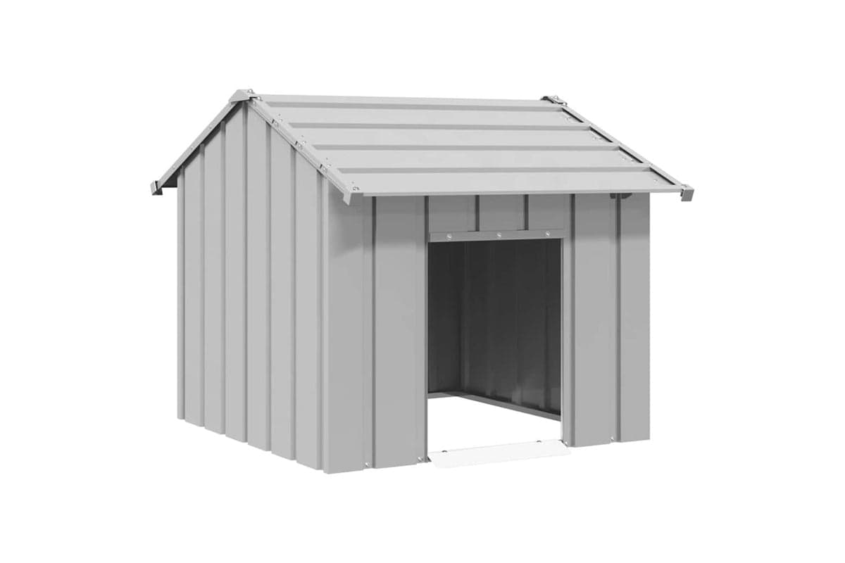 Dog House With Roof 85x107x81 Cm Galvanised Steel