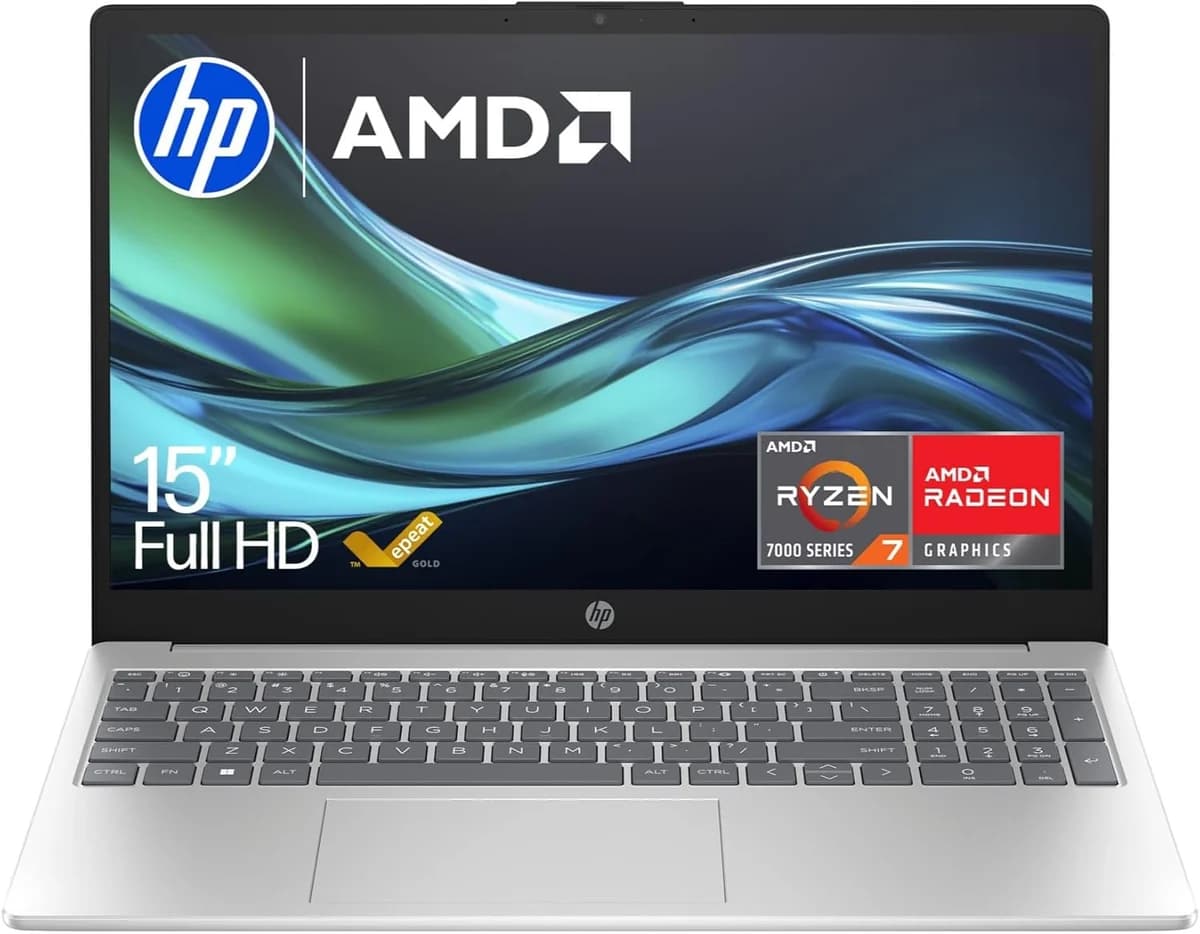 HP 15.6" AMD Ryzen 7 5825U Processor | 16GB RAM | 1TB SSD | AMD Radeon Graphics | BQ7X8EA#ABU