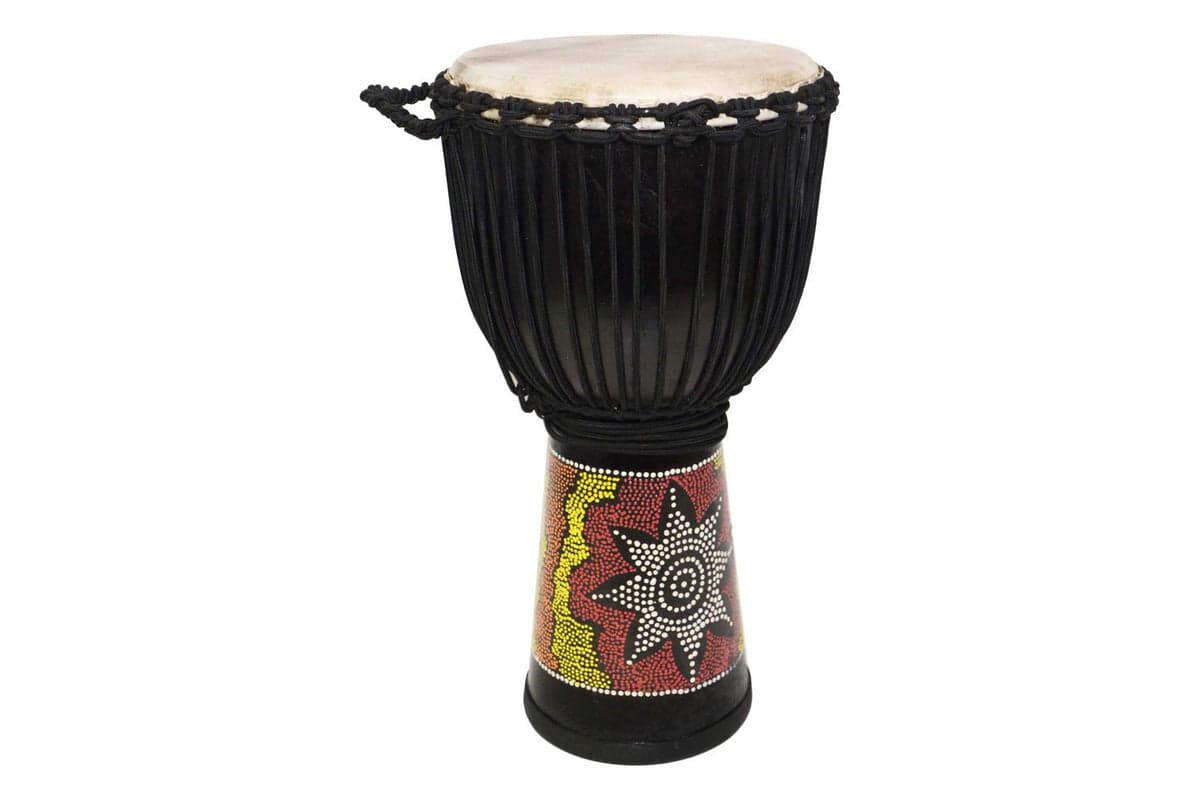 A-star 12 Inch Painted Djembe