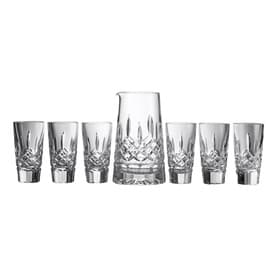 Lismore Pitcher & Shot Glass 7 Pieces