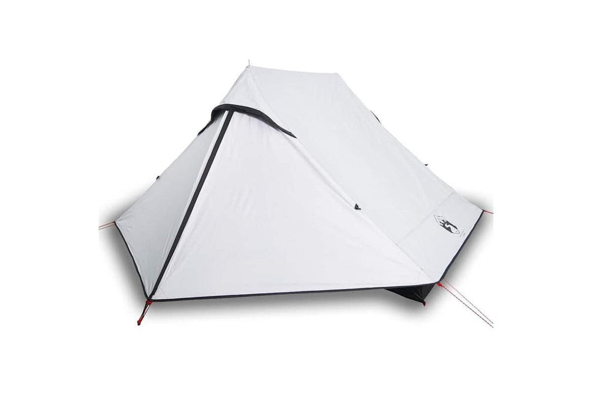 Vidaxl Camping Tent 2-person White Blackout Fabric Waterproof