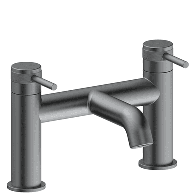 ONLY OPENED - Gunmetal Bath Mixer Tap - Axel