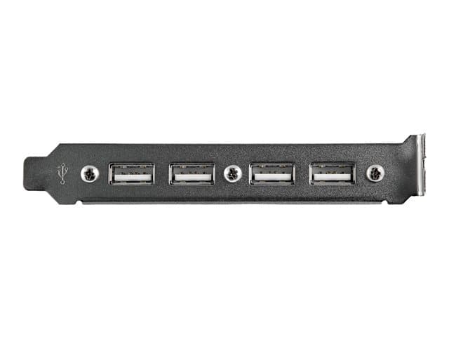 STARTECH.COM - StarTech 4 Port USB A Female Slot Plate Adapter - USB panel - 4 pin USB Type A (F) (USBPLATE4) - USB panel - USB to 9 pin IDC