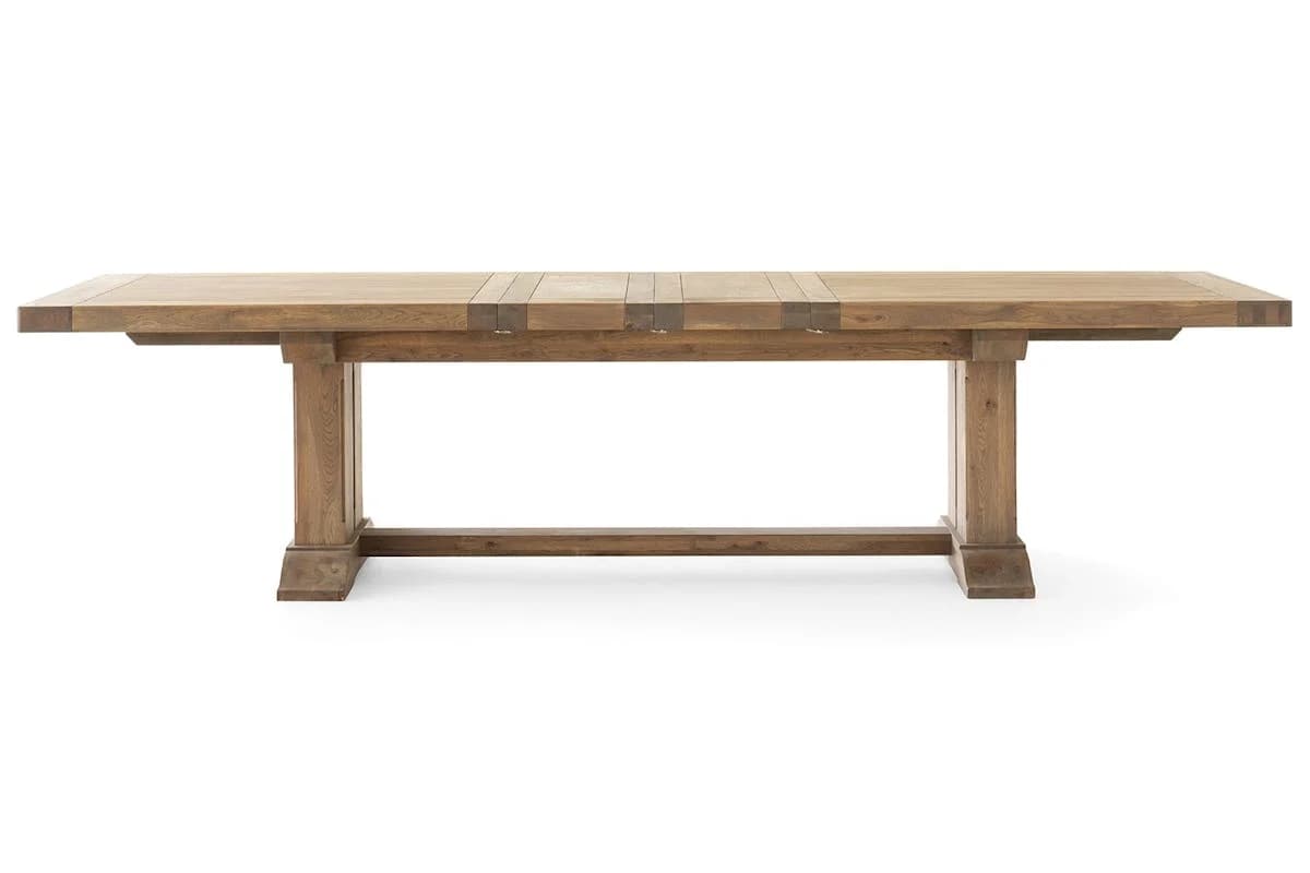 Monastery Rectangular Extending Dining Table | Large | Grey Oil