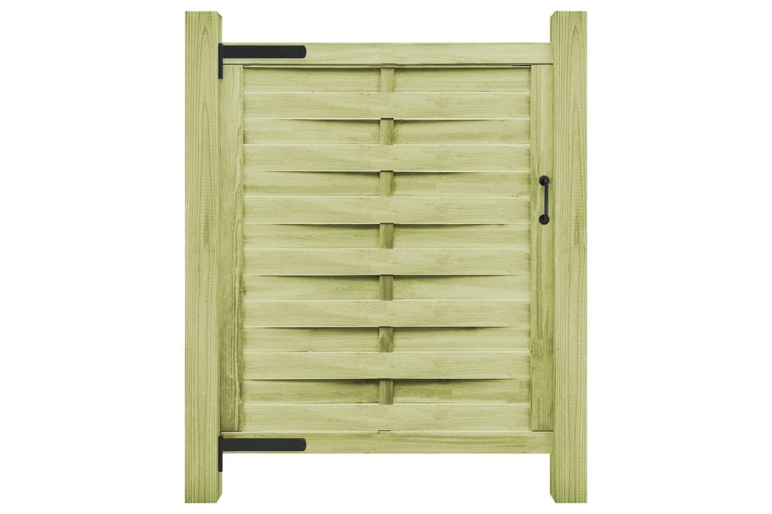 vidaXL 45310 Garden Gate Impregnated Pinewood 100x125cm Green
