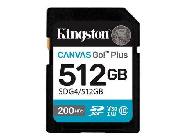 KINGSTON - Canvas Go! Plus - flash memory card - 512 GB - SDXC UHS-I