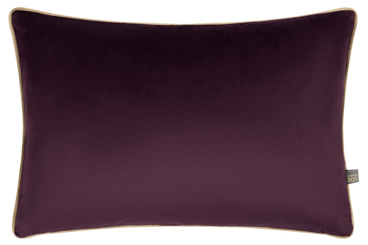 Stella Cushion | Plum Noir/Sand | 40 X 60 cm