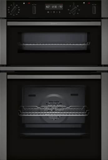 NEFF N50 Built-In Double Oven 71L + 34L - Graphite Grey | U2ACH7AG7B