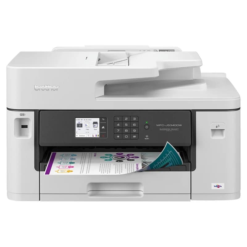 Brother Professional A3 Inkjet Wireless All-In-One Printer - White | MFCJ5340DWE