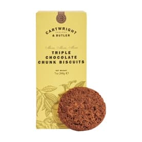 Triple Chocolate Chunk Biscuits in Carton 200g