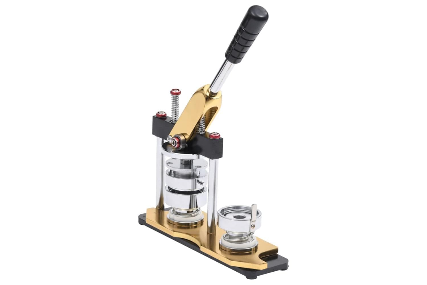 vidaXL 30151 Badge Maker Machine With Circle Cutter Rotate Punch 58mm