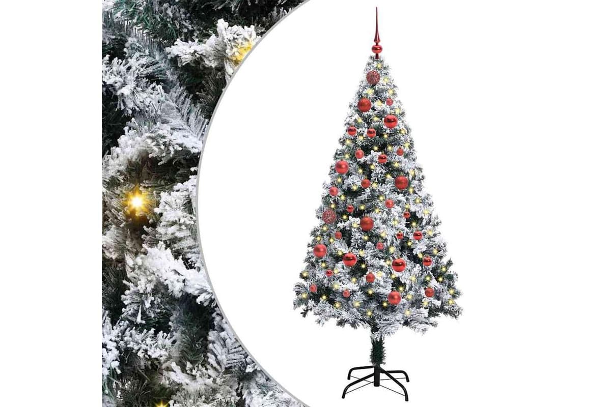 Vidaxl Artificial Christmas Tree With 150 Leds With Stand Green 150 Cm