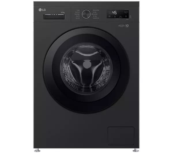 LG ELCTRNC Series 2 Direct Drive W4X1095NNK WiFi-enabled 9 kg Washer Dryer - Onyx Black