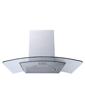 PowerPoint 60cm Cooker Hood Curved Glass Stainless Steel | P21350XBSS