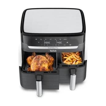 Tefal 8.3L Dual Easy Fry & Grill Air Fryer - Coal Grey | EY905B40