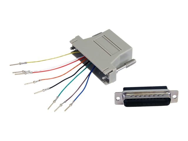 STARTECH.COM - StarTech DB25 to RJ45 Modular Adapter - M/F - Serial adapter - DB-25 (M) to RJ-45 (F) - GC258MF - serial adapter - DB-25 to RJ-45