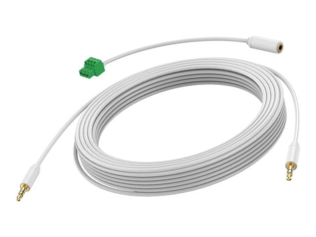 VISION - Techconnect - Audio cable - mini jack male to mini jack male - 10 m - double shielded - white