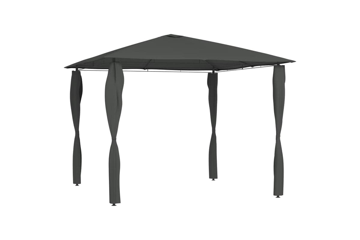 Vidaxl 313607 Gazebo With Post Covers 3x3x2.6 M Anthracite