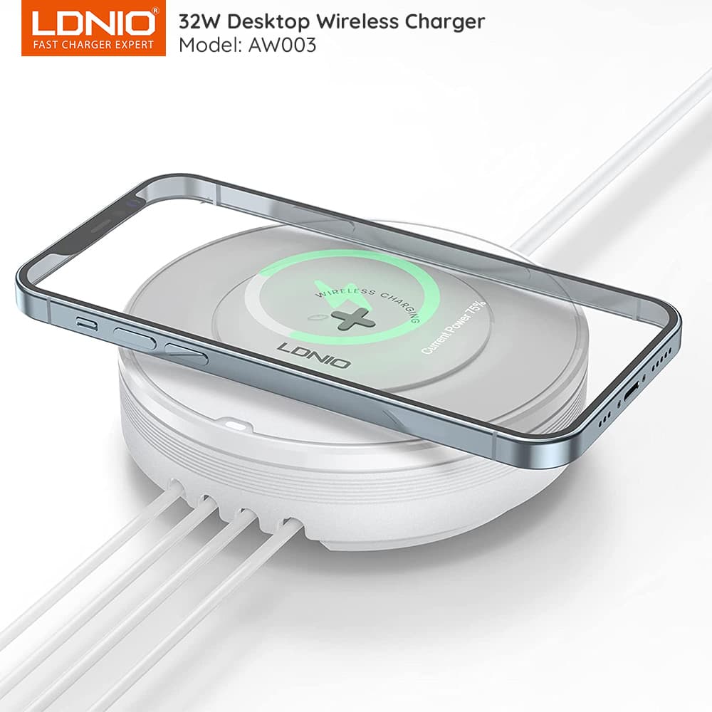 LDNIO MULTI-DEVICE WIRELESS DESKTOP CHARGING STATION 32W