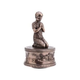 First Holy Communion Bronze Music Box