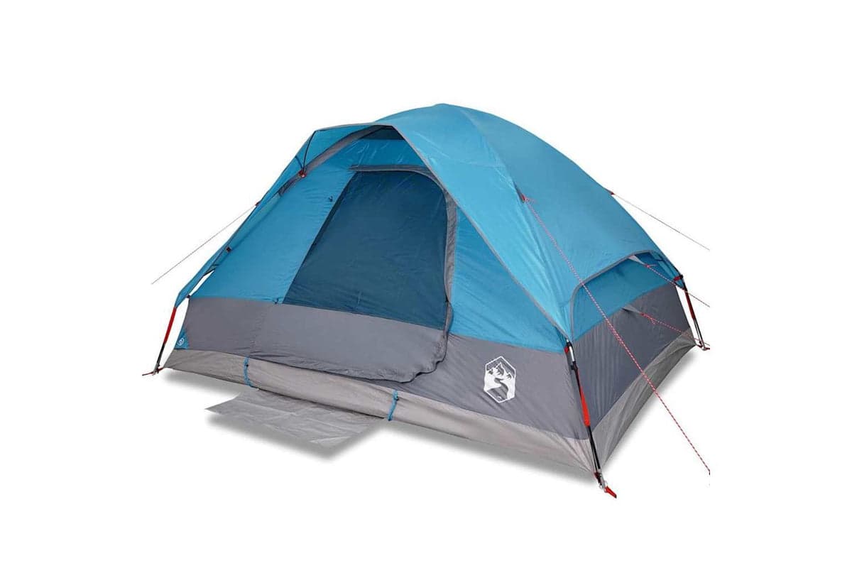 Vidaxl Camping Tent Dome 2-person Blue Waterproof