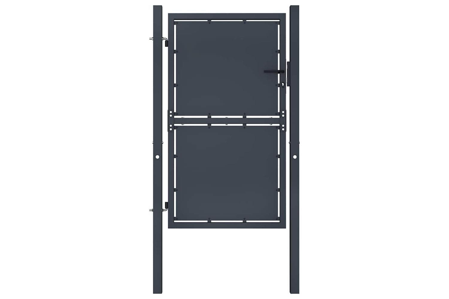 vidaXL 144522 Garden Gate Steel 100x200cm Anthracite