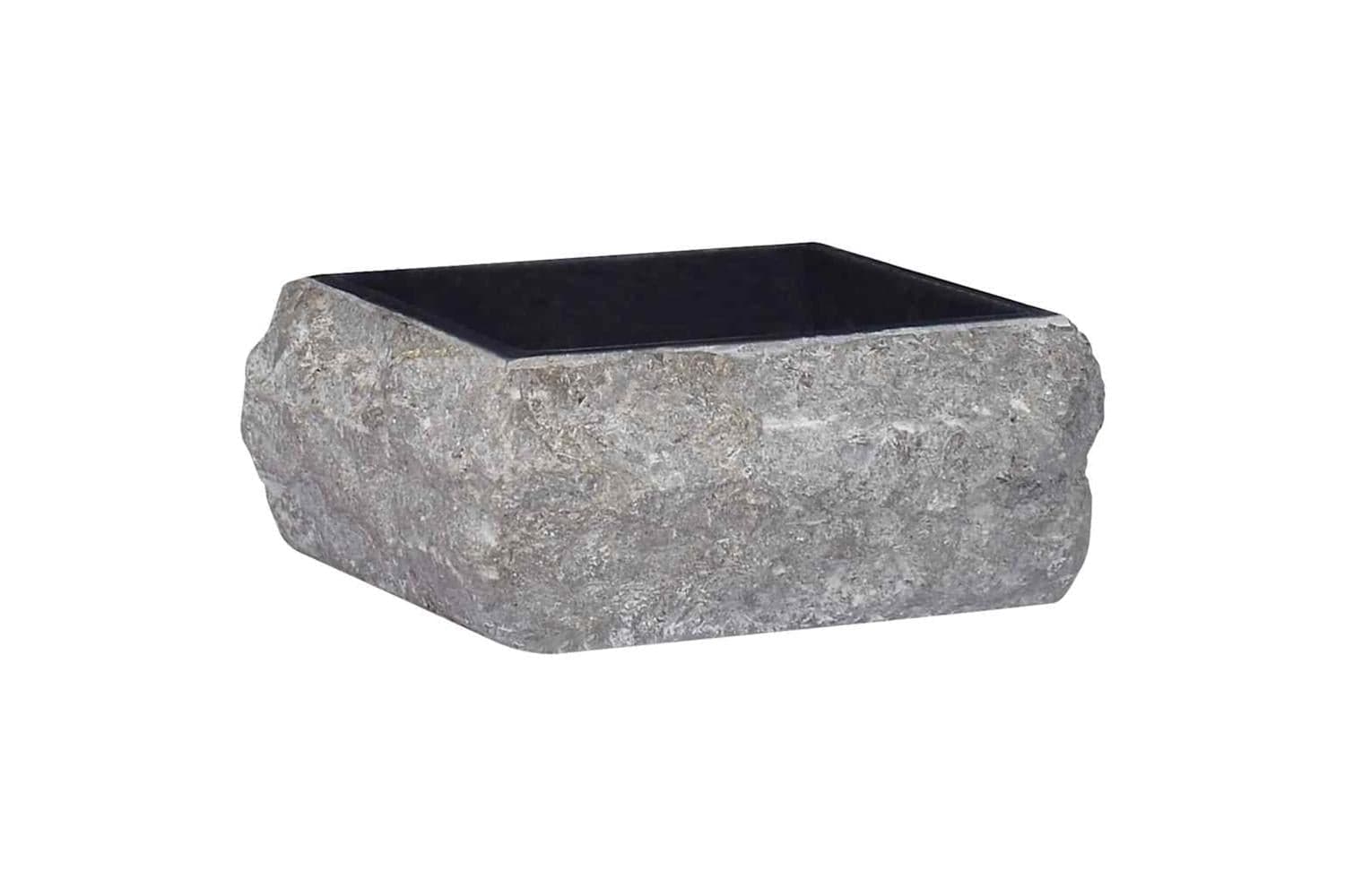 Vidaxl Sink Black 30x30x13 Cm Marble